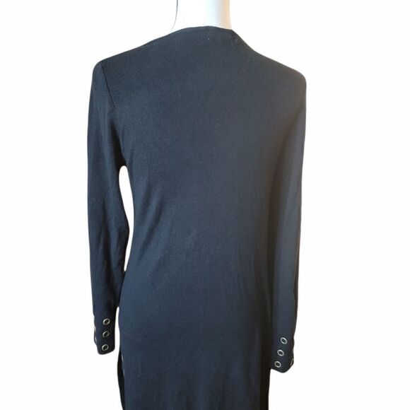 Joseph A Open Ribbed Cardigan with Grommet Details. Size S. - Picture 4 of 11